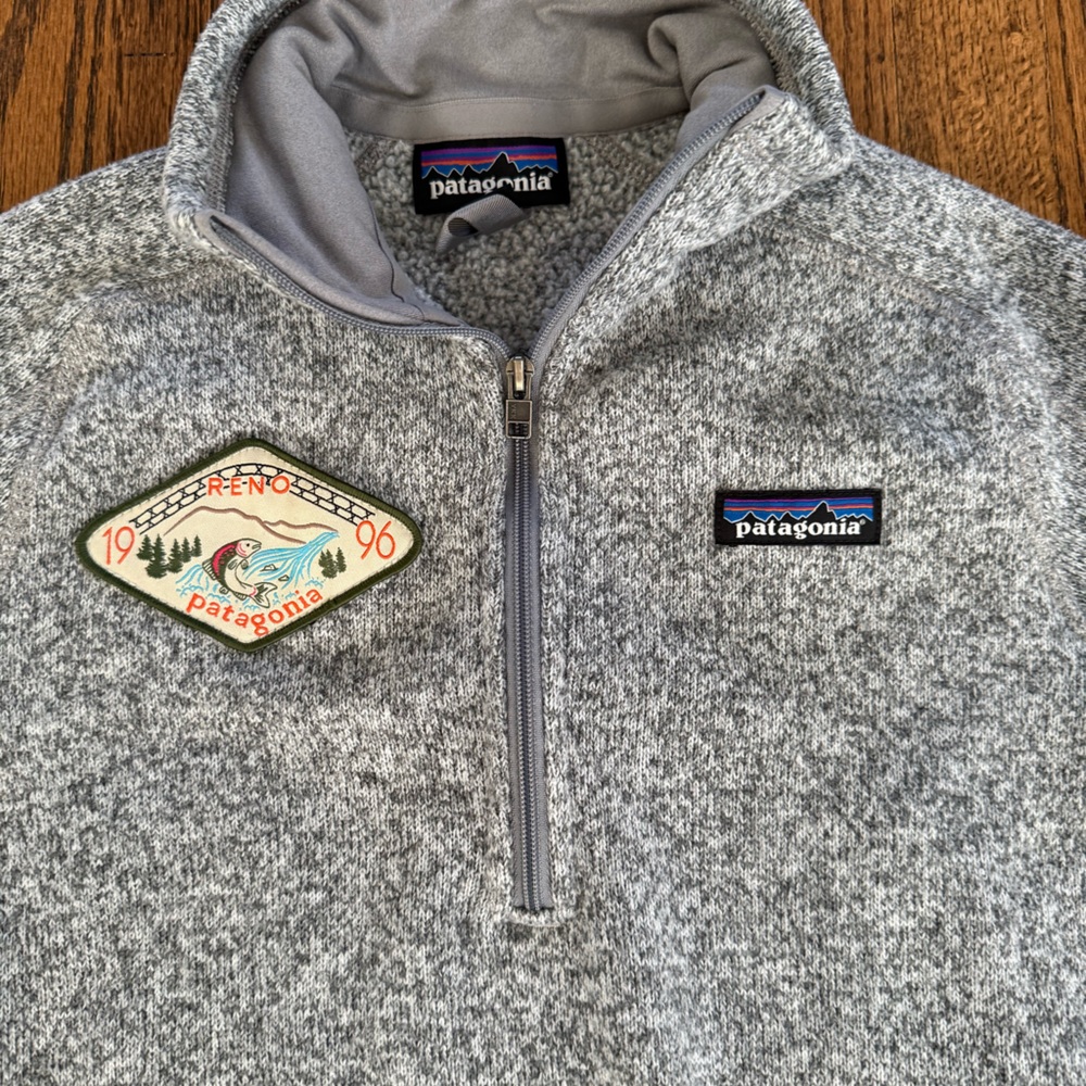 Patagonia Gray Quarter-Zip Sweatshirt - Picture 3 of 7
